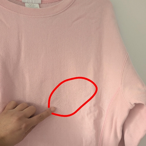 Champion Women's Thick Pink Sweatshirt In Size M - Picture 10 of 10
